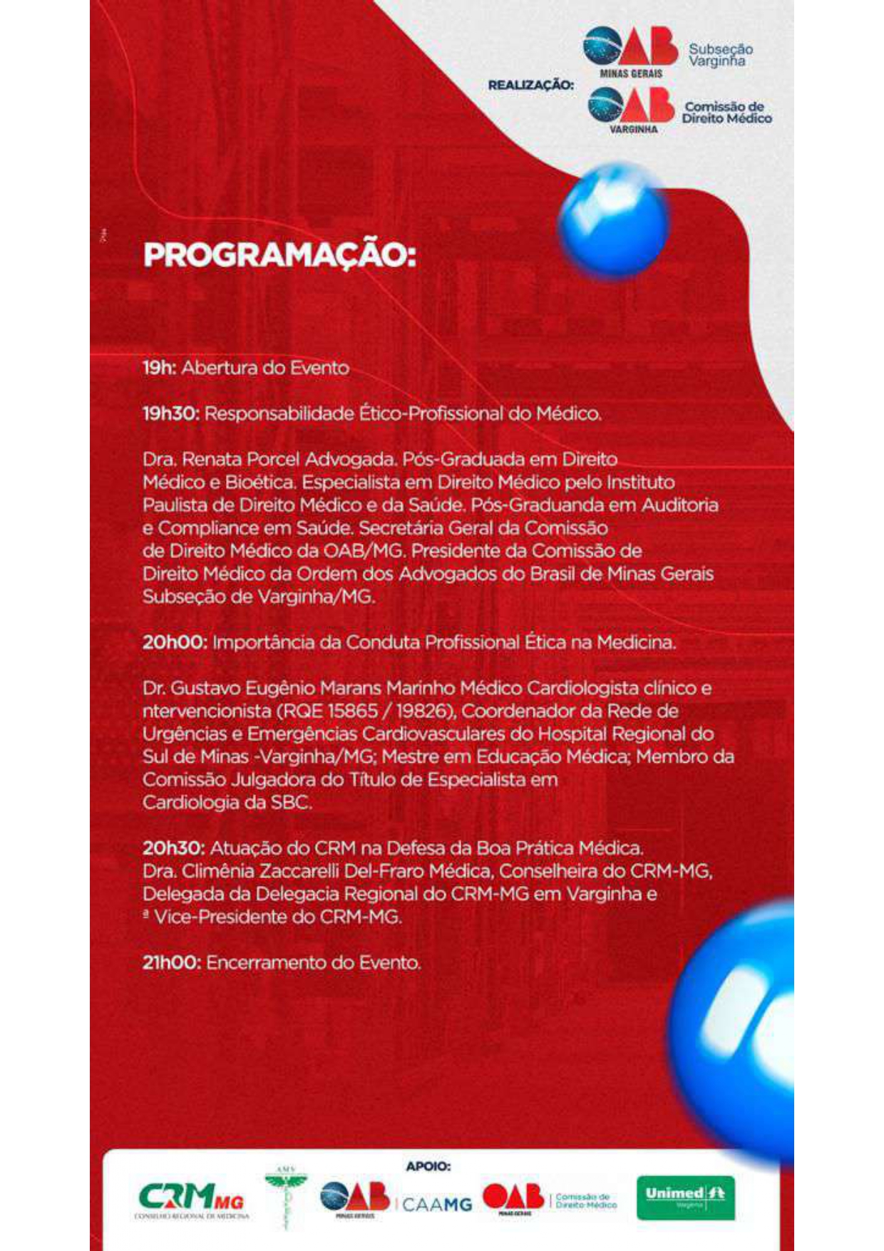 Thumbnail for blog 1º Encontro: Direito Médico para Médicos